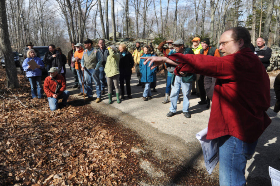 Some clearly see ceremonial site in Hopkinton woods